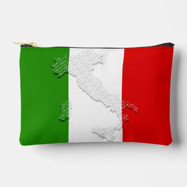 Bolsito Accesorio Pequeño Bandera de Italia (Anverso)