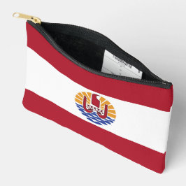 Bolsito Accesorio Pequeño Bandera de la Polinesia Francesa