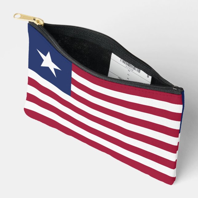 Bolsito Accesorio Pequeño Bandera de Liberia (Abierto)