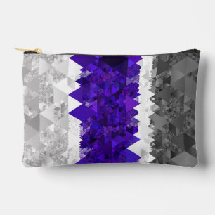 Bolsito Accesorio Pequeño Bandera de orgullo Greygender geométrico retro boh