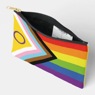 Bolsito Accesorio Pequeño Bandera de orgullo intersexual de SlipperyJoe's fo
