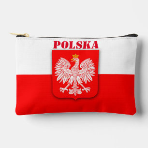 Bolsito Accesorio Pequeño Bandera de Polonia Fútbol Patriótico