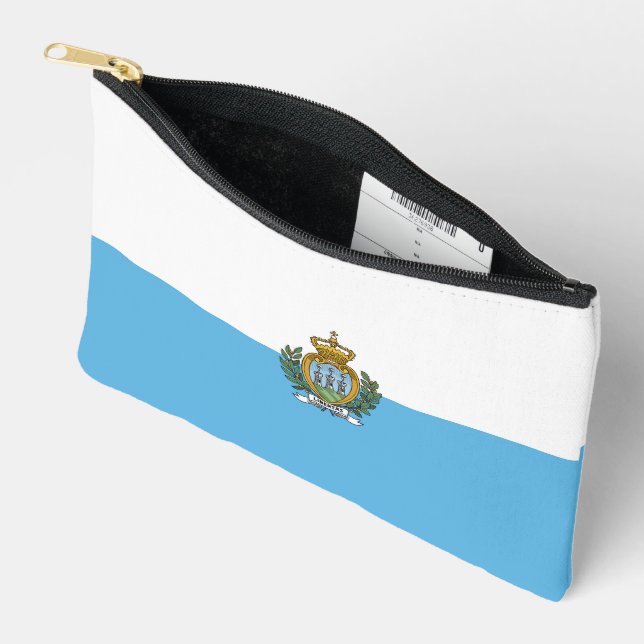 Bolsito Accesorio Pequeño Bandera de San Marino (Abierto)