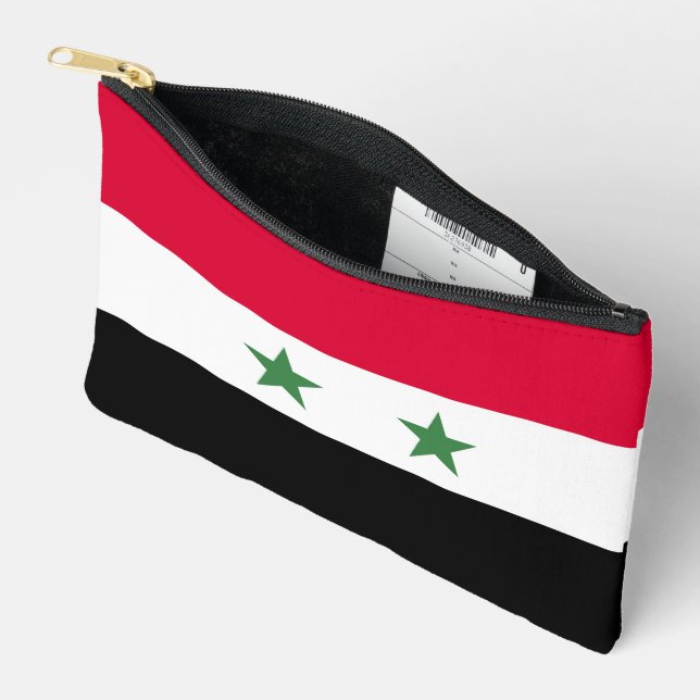 Bolsito Accesorio Pequeño Bandera de Siria (Abierto)