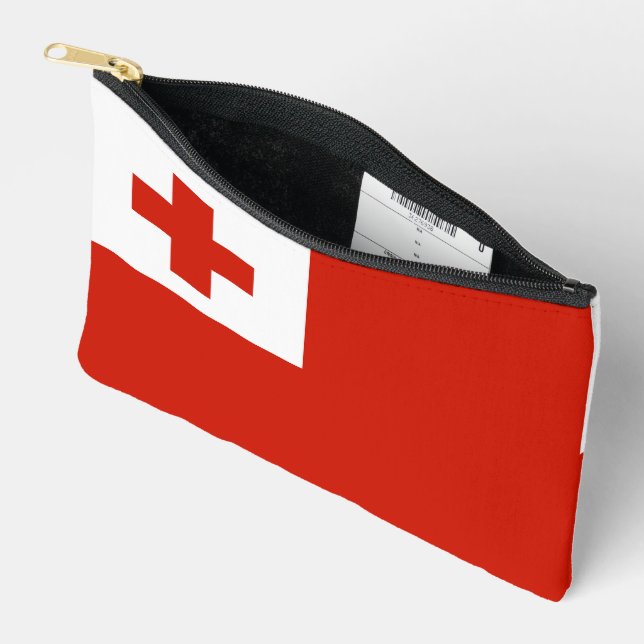 Bolsito Accesorio Pequeño Bandera de Tonga (Abierto)