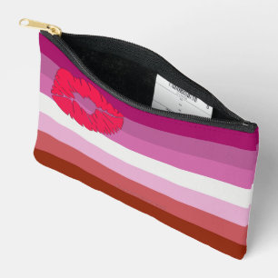 Bolsito Accesorio Pequeño bandera del orgullo lésbico femenino SlipperyJoe l