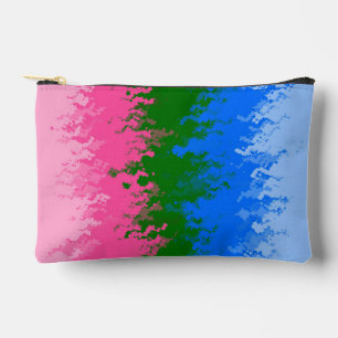 Bolsito Accesorio Pequeño Bandera del Orgullo Omniromántico Abstracto Trippy