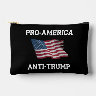Bolsito Accesorio Pequeño Bandera estadounidense anti Trump