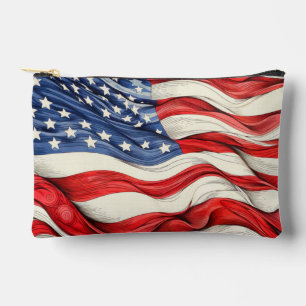 Bolsito Accesorio Pequeño Bandera estadounidense de los Estados Unidos