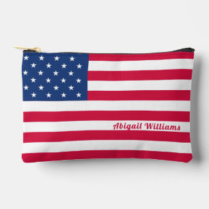 Bolsito Accesorio Pequeño Bandera estadounidense   Personalizado