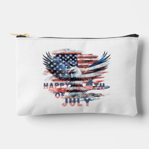 Bolsito Accesorio Pequeño Bandera y águila de los Estados Unidos. Independen