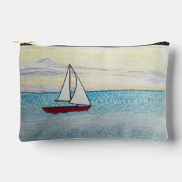 Bolsito Accesorio Pequeño Barco marino Rojo