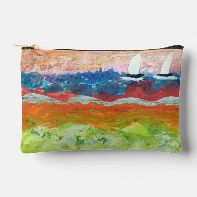 Bolsito Accesorio Pequeño Barcos de vela (Anverso)