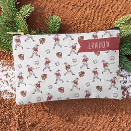 Bolsito Accesorio Pequeño Baseball Santa Personalized Christmas
