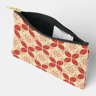 Bolsito Accesorio Pequeño Batik Kawung, Patrón indonesio, Javanés, Étnico
