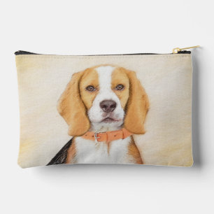Bolsito Accesorio Pequeño Beagle English Painting Tri Tricolor Cute Dog Art