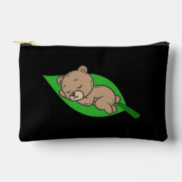 Bolsito Accesorio Pequeño Bear on a Leaf Small