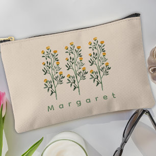 Bolsito Accesorio Pequeño Beige Wildflowers Elegance Boho Trendy