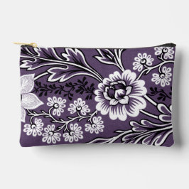 Bolsito Accesorio Pequeño Bella Artes Fantastic Flowers (Plum)
