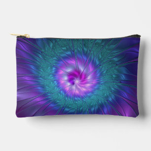 Bolsito Accesorio Pequeño Belleza floral abstracta arte fractal colorido Flo