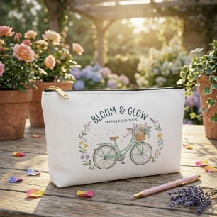 Bolsito Accesorio Pequeño Bicicleta Floral Vintage Bloom & Glow Estética de 