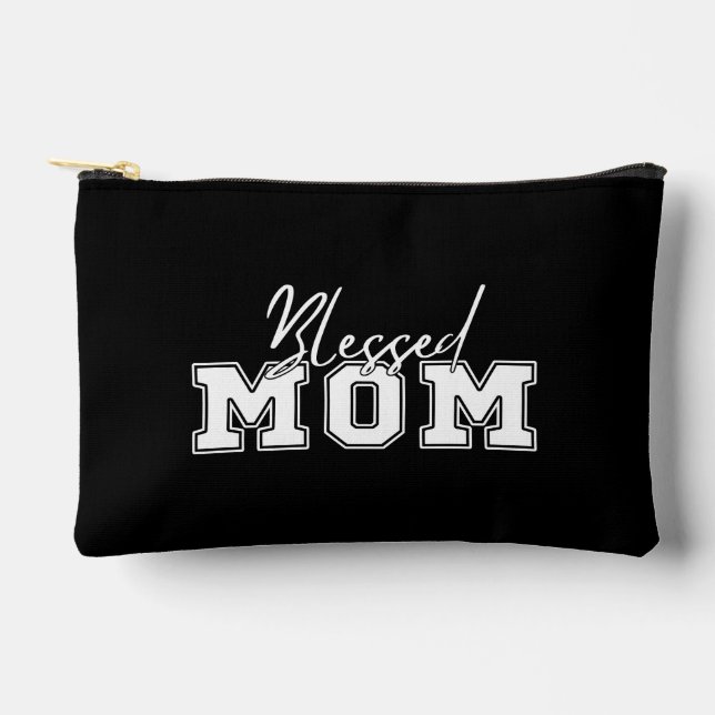 Bolsito Accesorio Pequeño Blessed Mom Día de la Madre Gift (Anverso)
