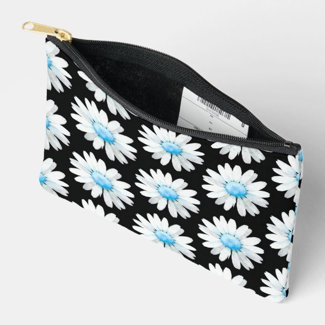 Bolsito Accesorio Pequeño Blue Dotted Daisy's (Abierto)
