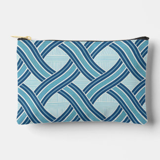 Bolsito Accesorio Pequeño Blue Lines Pattern