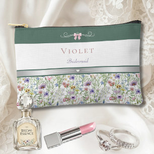 Bolsito Accesorio Pequeño Boda de Jardín Flores Silvestres Damas de Honor