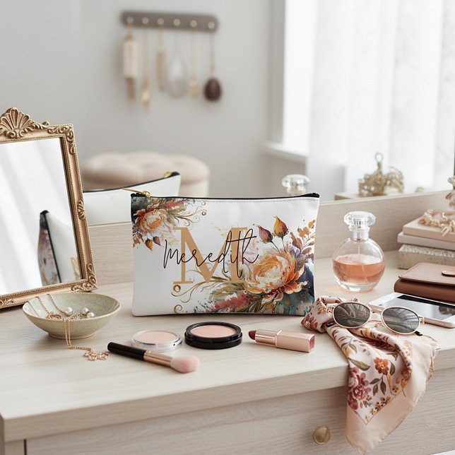 Bolsito Accesorio Pequeño Boho floral personalizado (Subido por el creador)