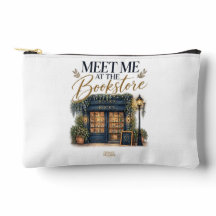 Bolsita con cremallera Meet Me at the Bookstore co
