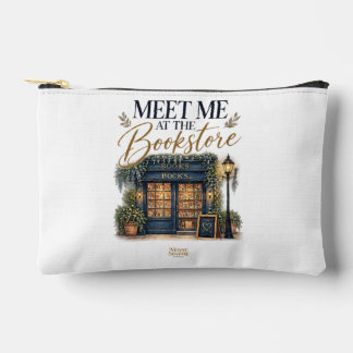 Bolsito Accesorio Pequeño Bolsita con cremallera Meet Me at the Bookstore co