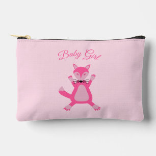 Bolsito Accesorio Pequeño Bonito Bebé Rosa Fox Personalizado