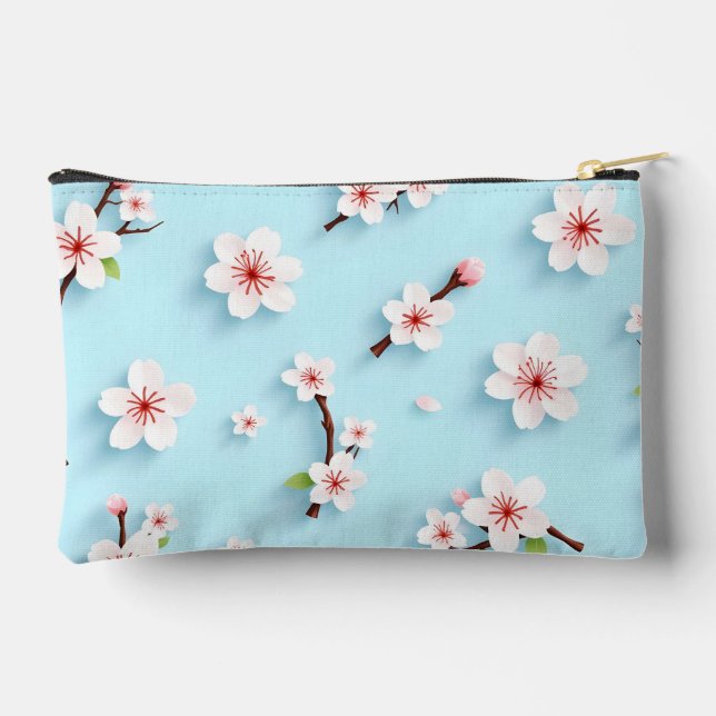 Bolsito Accesorio Pequeño Bonitos patrones florales (Reverso )