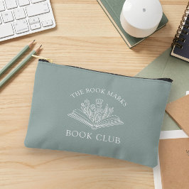 Bolsito Accesorio Pequeño Book Club Name Personalized Gift
