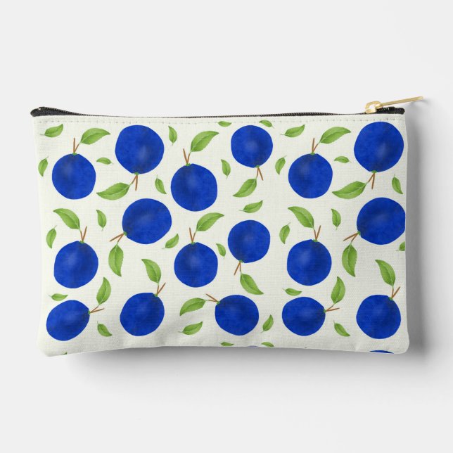 Bolsito Accesorio Pequeño Botanical Plums Collection Ivory (Reverso )