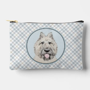 Bolsito Accesorio Pequeño Bouvier des Flandres pintura Fawn Brindle Dog Art