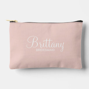 Bolsito Accesorio Pequeño Bridesmaid personalizada de escritura moderna