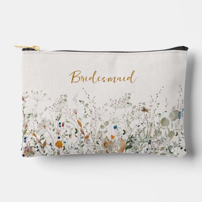 Bolsito Accesorio Pequeño Bridesmaid Petite Wildflower (Anverso)