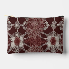 Bolsito Accesorio Pequeño Brown patterns AI art