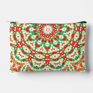 Bolsito Accesorio Pequeño Bufanda de pañuelo de moda naranja brillante verde