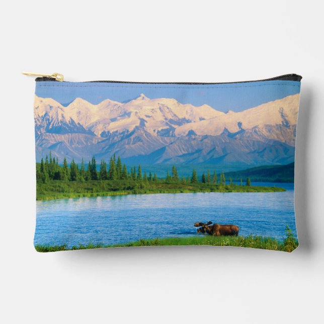 Bolsito Accesorio Pequeño Bull moose in Wonder Lake (Anverso)