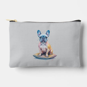 Bolsito Accesorio Pequeño Bulldog Francés Colorido y Artístico 