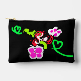 Bolsito Accesorio Pequeño Butterflies and Roses valentine 