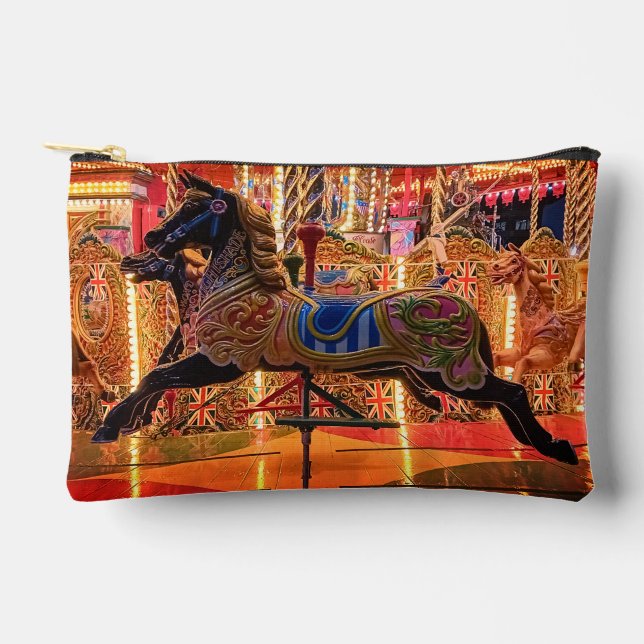 Bolsito Accesorio Pequeño Caballo negro (Anverso)