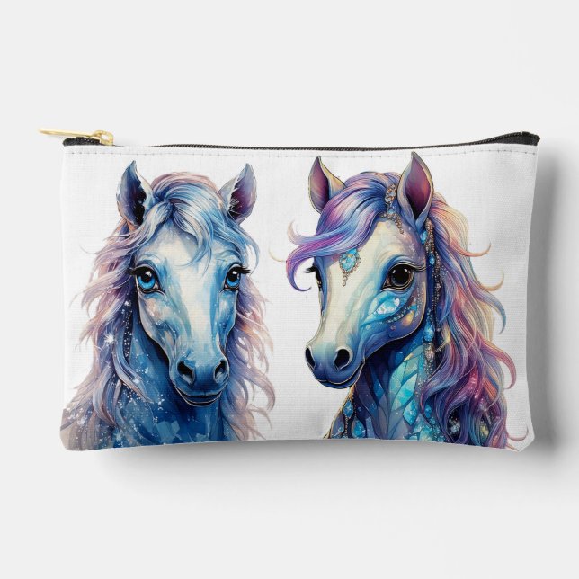 Bolsito Accesorio Pequeño Caballos de cristal (Anverso)