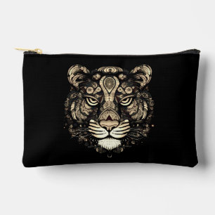 Bolsito Accesorio Pequeño Cabeza del tigre dorado