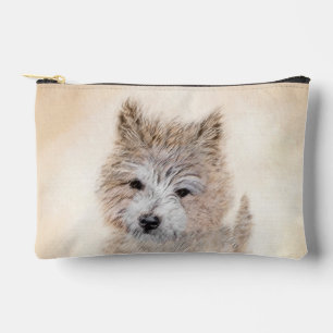 Bolsito Accesorio Pequeño Cachorro de Cairn Terrier Pintura de Perro origina