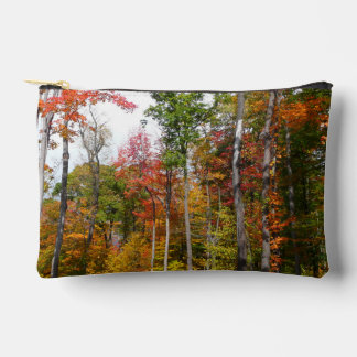 Bolsito Accesorio Pequeño Caída en la colorida fotografía de otoño en el bos
