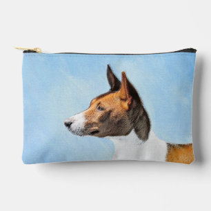 Bolsito Accesorio Pequeño Caja de pintura Basenji Castaño Rojo Brindle Arte